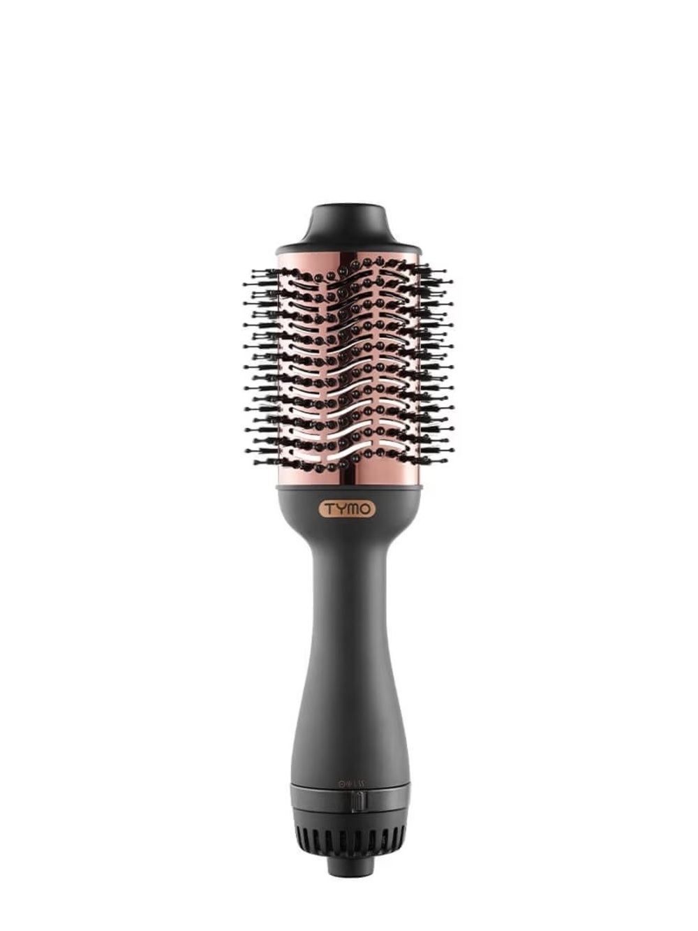 TYMO Volumizer Hot Air Brush - Black & Rosegold
